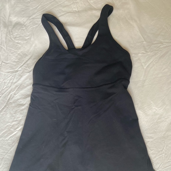 Lululemon black tank top size 6 - Picture 2 of 2